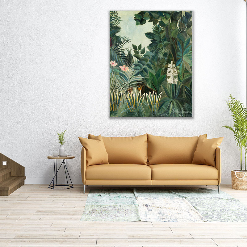 La jungle équatoriale, 1909, reproduction d'art sur toile, H 30 po x l 24 po