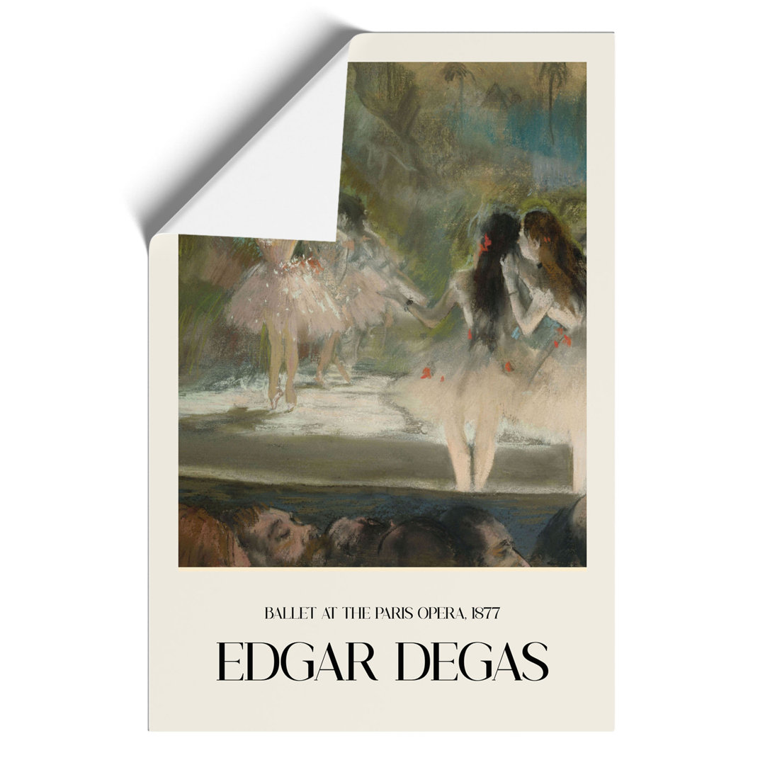 Ballet at the Paris Opera Print by Edgar Degas - Frameless Print