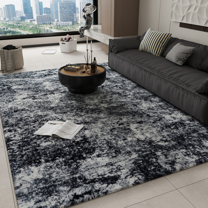 Machine Washable Area Rug Soft Vintage Low Pile Rug with Non Slip Backing for Bedroom Entrance Corridor