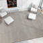 Geometric Area Rug in Light Gray/Ivory-124928542