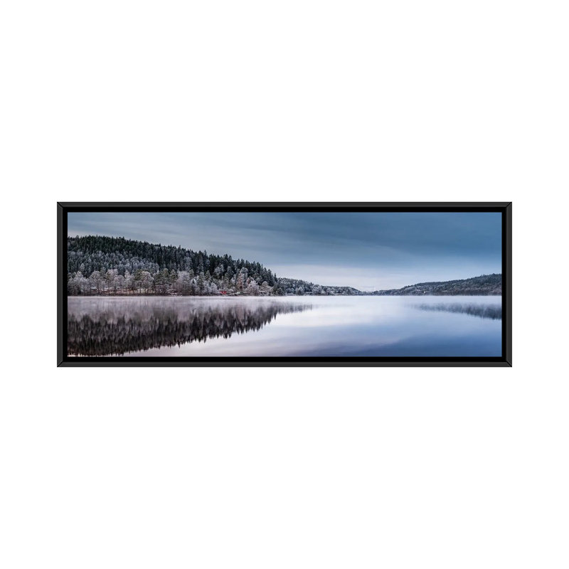 Lake Gra En Panorama by Benny Pettersson - Panoramic Print on Canvas, Black, 121.92 cm H x 40.64 cm W