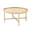 Table basse avec plateau Enchanting Oak and Gold