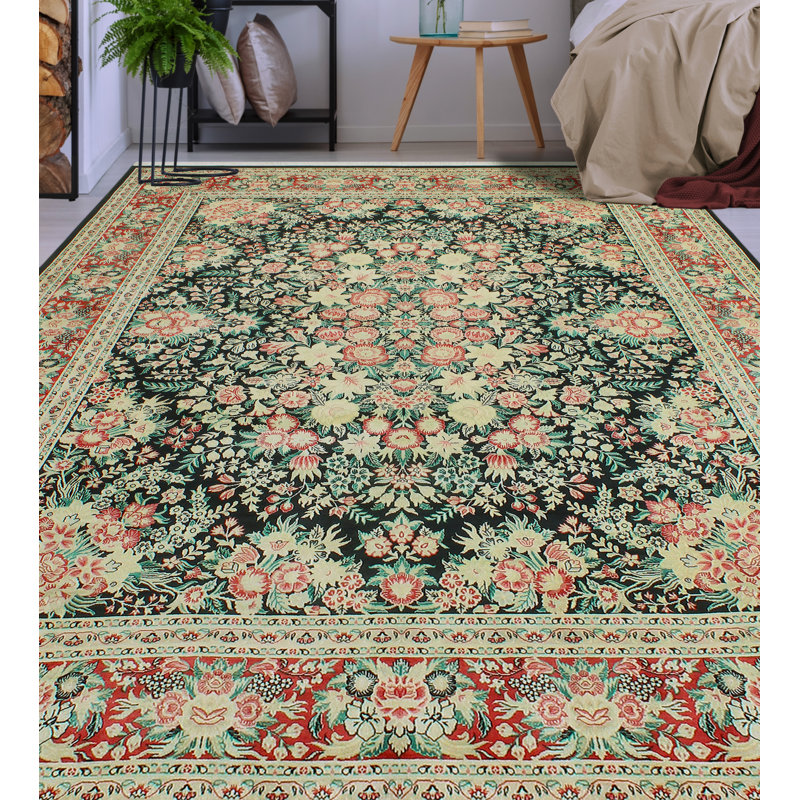 Tapis noir Pak-Persian Courtena