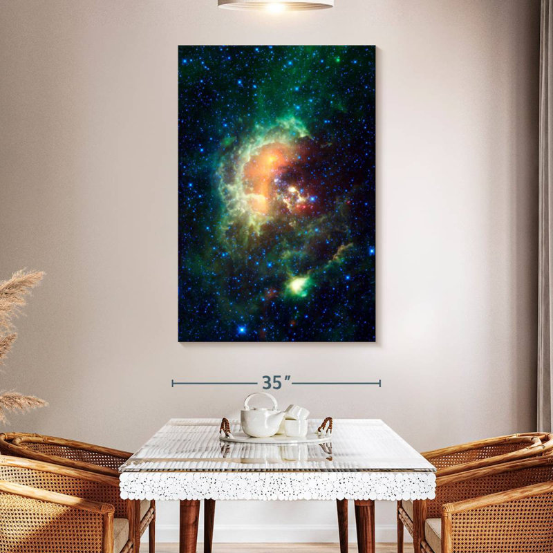 Oberle Sparkling Tadpole Nebula, 24" H x 16" W