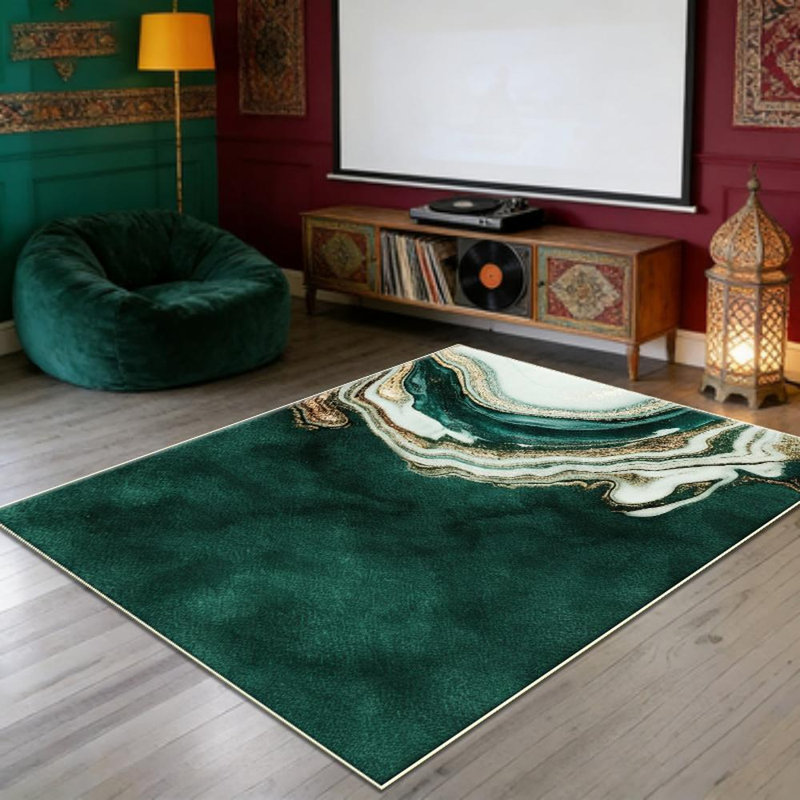 Marbled Pattern Area Rug, Soft And Lightweight, Suitable For All Seasons, Easy To Maintain And Easy To Clean, Machine Washable Carpet Floor Mat, Suitable For Living Room, Bedroom, Hallway, Balcony, Office, Room Decor, Home Decor, Outdoor Decor