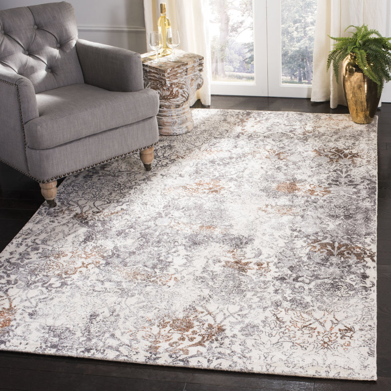 Salt Creek Hand Tufted Viscose Oriental Rug, Rectangle 4' x 6'