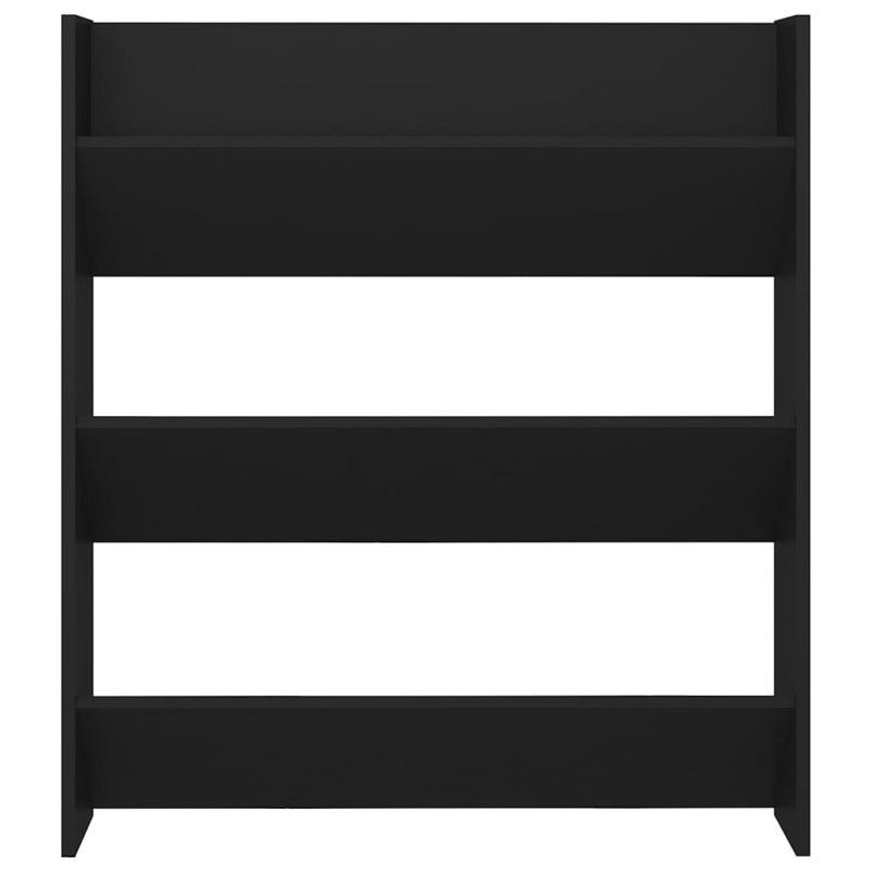 9 Pair Shoe Storage, 90 cm H x 80 cm W x 18 cm D, Black