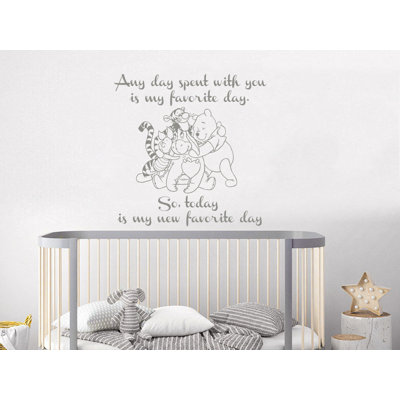 Décalcomanie murale winnie classic the pooh