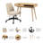Kaionna 40W X 20D Small Writing Desk And Chair Set In Natural Oak, Compact Workspace Solution For Home Office