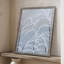 Impression florale vintage encadrée LXI - bois massif-2132097232