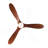 New Model 52 Inch Black Ceiling Fans With Lights And Remote Control,18W Led Light, 3 Solid Wood Blades, Reversible DC Motor For Bedroom Living Room