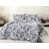 Motif floral bleu/blanc