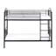 CHARTRES European Single (90 X 200 Cm) Bunk Bed Bed Frame with Built-in Ladder Included-798842733