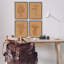 «Rustic Cottage Mushroom Sketches» par Ziwei Li, ensemble de 4 impressions sur bois-689427832-689427838