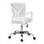Chaise de bureau, hauteur réglable, pivotante, ergonomique, accoudoirs, bureau d'ordinateur, travail, filet, métal, contemporain, moderne-1875219982