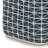 Noreen 18"W Square Hand-Woven Cotton Pouf-2138437652