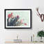 Bunch Of Pink Tulips Painting - Single Picture Frame Print on MDF-56632728-56632729