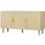 Buffet, armoire de cuisine avec tablettes réglables, armoire d'appoint
