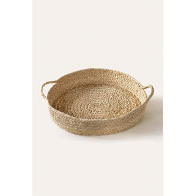 Braided Raffia Tray
