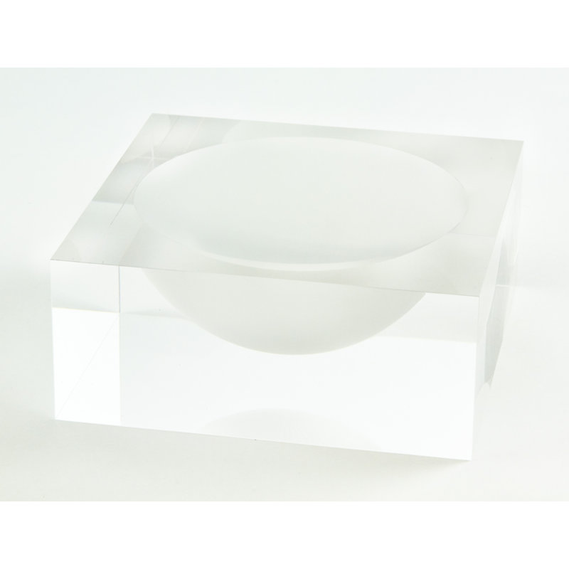 Lucite Decorative Bowl 1, Frost