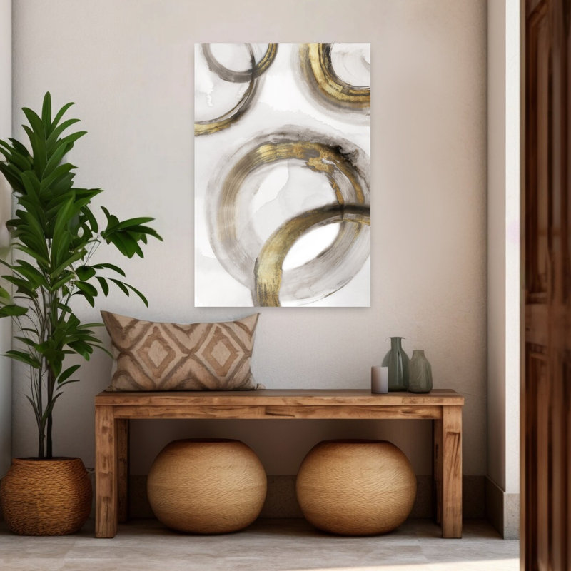 «Whirlwind Wonder II», art minimaliste éthéré abstrait, H 48 po x l 32 po