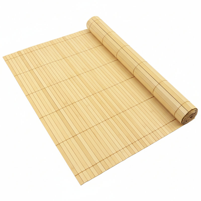 Bamboo Natural Flexible Pole Wrap Decorative Wall Panel 1ft X 8ft