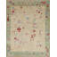 Tapis de style oriental végétal noué à la main 4 x 5 Art Deco