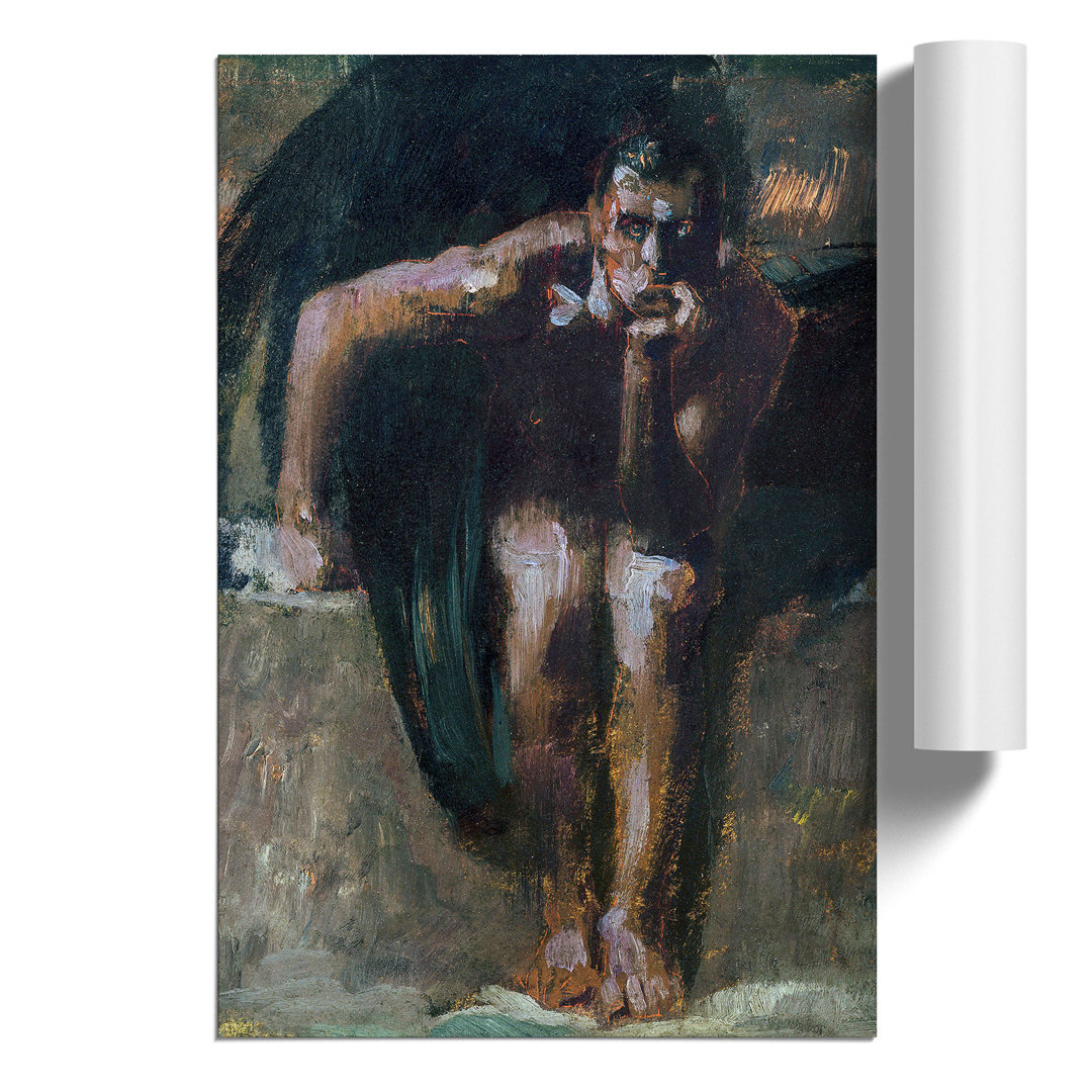 Lucifer by Franz von Stuck - Frameless Print
