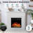  35.35“ Electric Fireplace with Remote Control-410552029