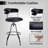 Swivel Upholstered Bar Height Bar Stool Kitchen Stool-594254696-594254697