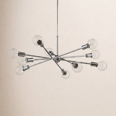 Kyla 10 - Light Dimmable Sputnik Chandelier