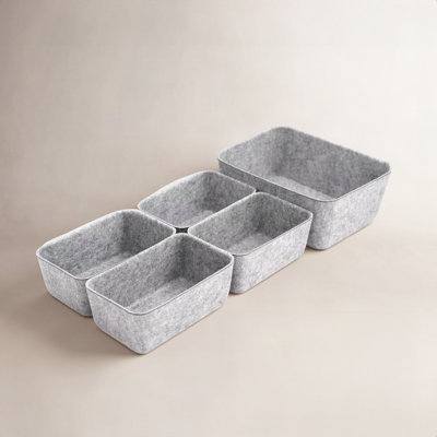 Felt Desk Organizer Set