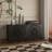 wooden frame sideboard with 4 Doors and sturdy legs