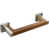 Luxe Nickel / Teak Wood