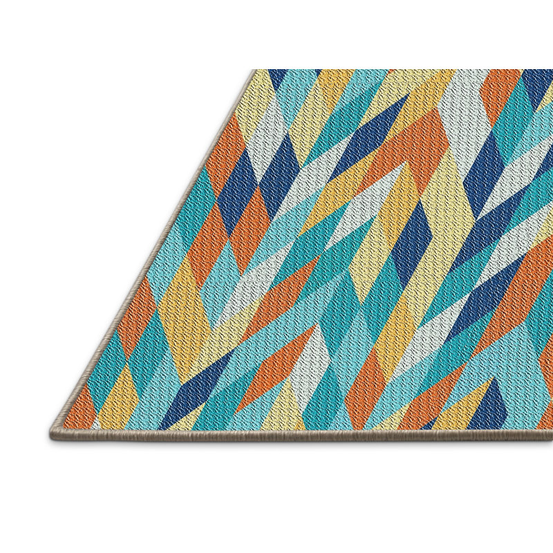 Chevron Indoor Rug, Rectangle 5' x 7'