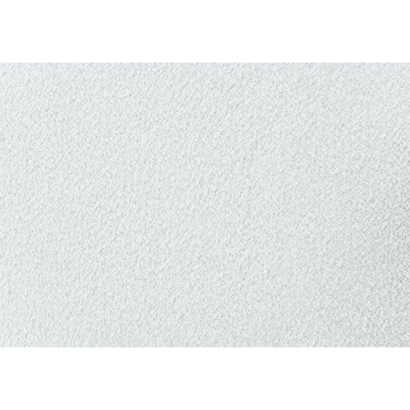 Banc de détente moderne gris avec revêtement, pieds en tissu d'ameublement en acrylique gris, 53,53 po Profond