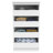 Modular Storage 69" W - 91" W Closet System with Doors