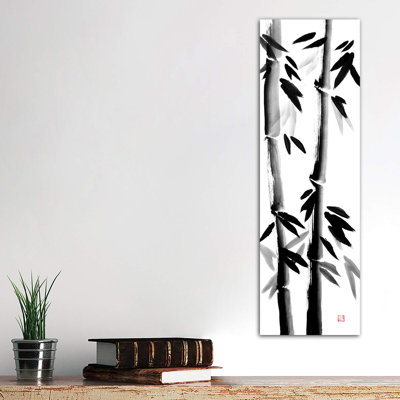 Bamboos on Canvas 1 Piece Wrapped Canvas Painting