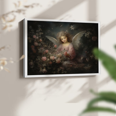 Angels From Above-LXX -Framed Print - Restickable