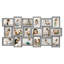 Cadre de collage à 18 ouvertures mixtes, finition gris neutre-1372555022