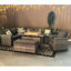 Rosen 9 Seater Corner Sofa Set With Fire-pit Dining Table With Storage Box And Armchair& Rain Cover-1219266222