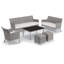 Saleem Outdoor - Piece Conversation Set-966953413