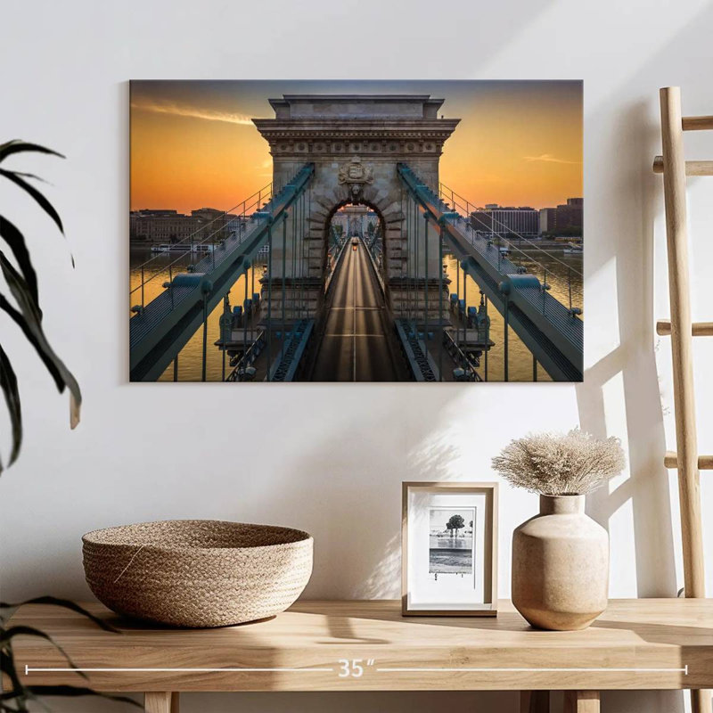 Pont à chaînes Kavia Szechenyi, H 30 po x l 45 po