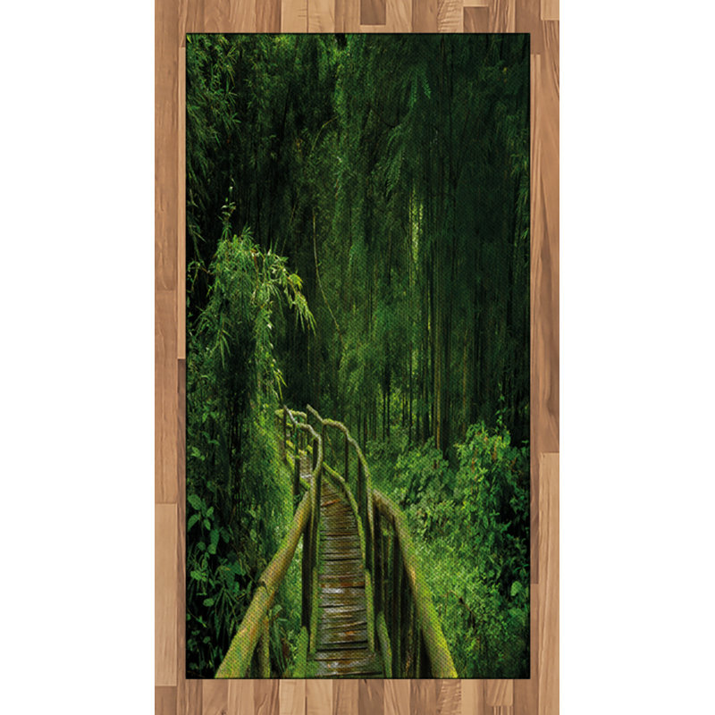 Tapis décoratif Jungle, Rectangle 2 pi 7 po x 5 pi