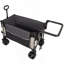 Chariot pliable multifonctionnel à roulettes avec poignée pivotante et roues tout-terrain à 360 ° - Conception robuste et réglable, grande capacité de transport, d'épicerie et d'utilisation à l'extérieur-113447394