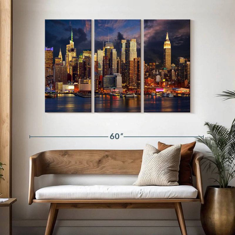 Sebbie Midtown Manhattan Skyline, 32" H x 50" W