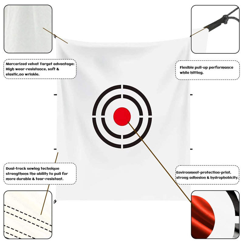 Gagalileo Golf Target Cloth 5x3ft
