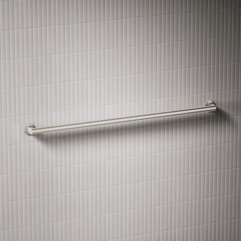 Components In Grab Bar, 42" W, Polished Nickel