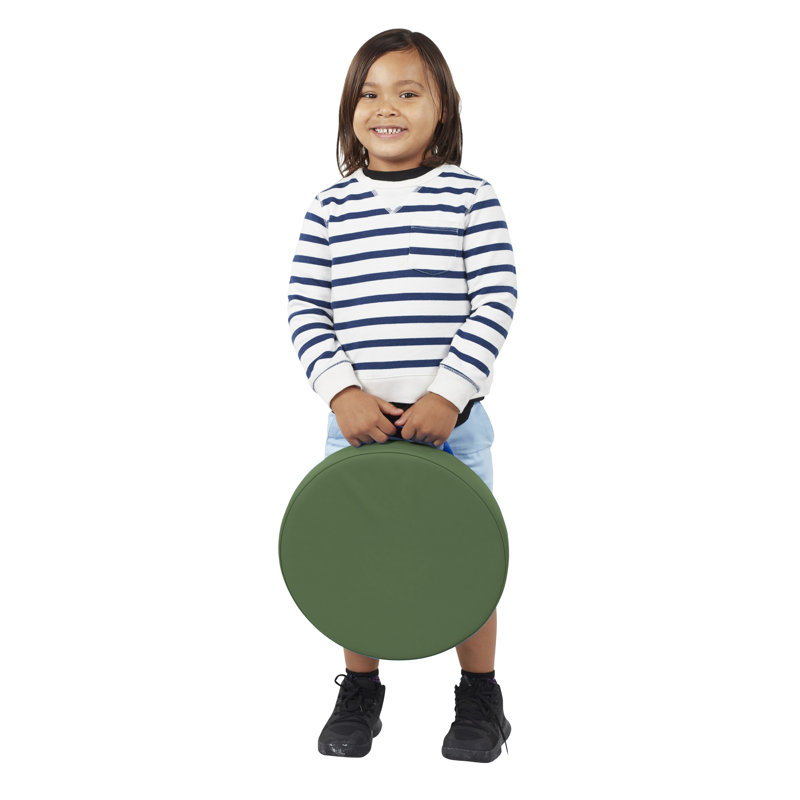 SoftScape Round Floor Cushions, Earthtone