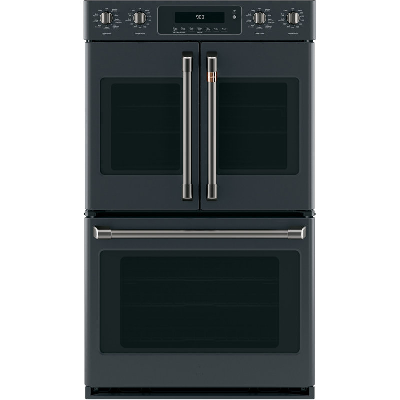 Wall Oven Handle Kit, Brushed Black